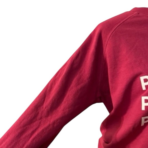 Peloton Everyday Oversized Crewneck Sweatshirt Pink XS NWT - Picture 2 of 6